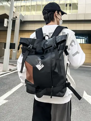 패션 트렌디 백팩 캐주얼 남녀공용 대형 방수 남성용 여성용 운동 여행 스포츠 대용량 트렌디 패션 트렌디 백팩 백팩
