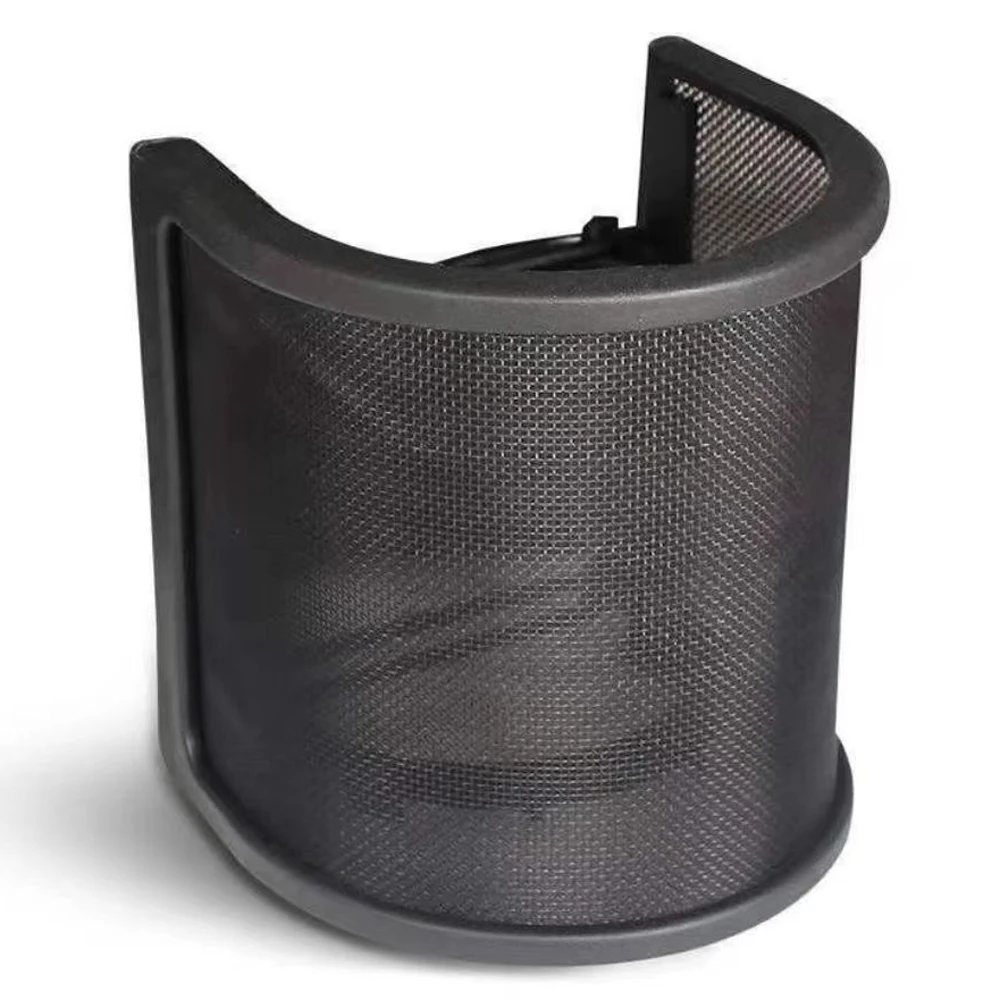 Экран для микрофона металлическая сетка двухслойная крышка микрофона аксессуары для микрофона поп-фильтр для студии