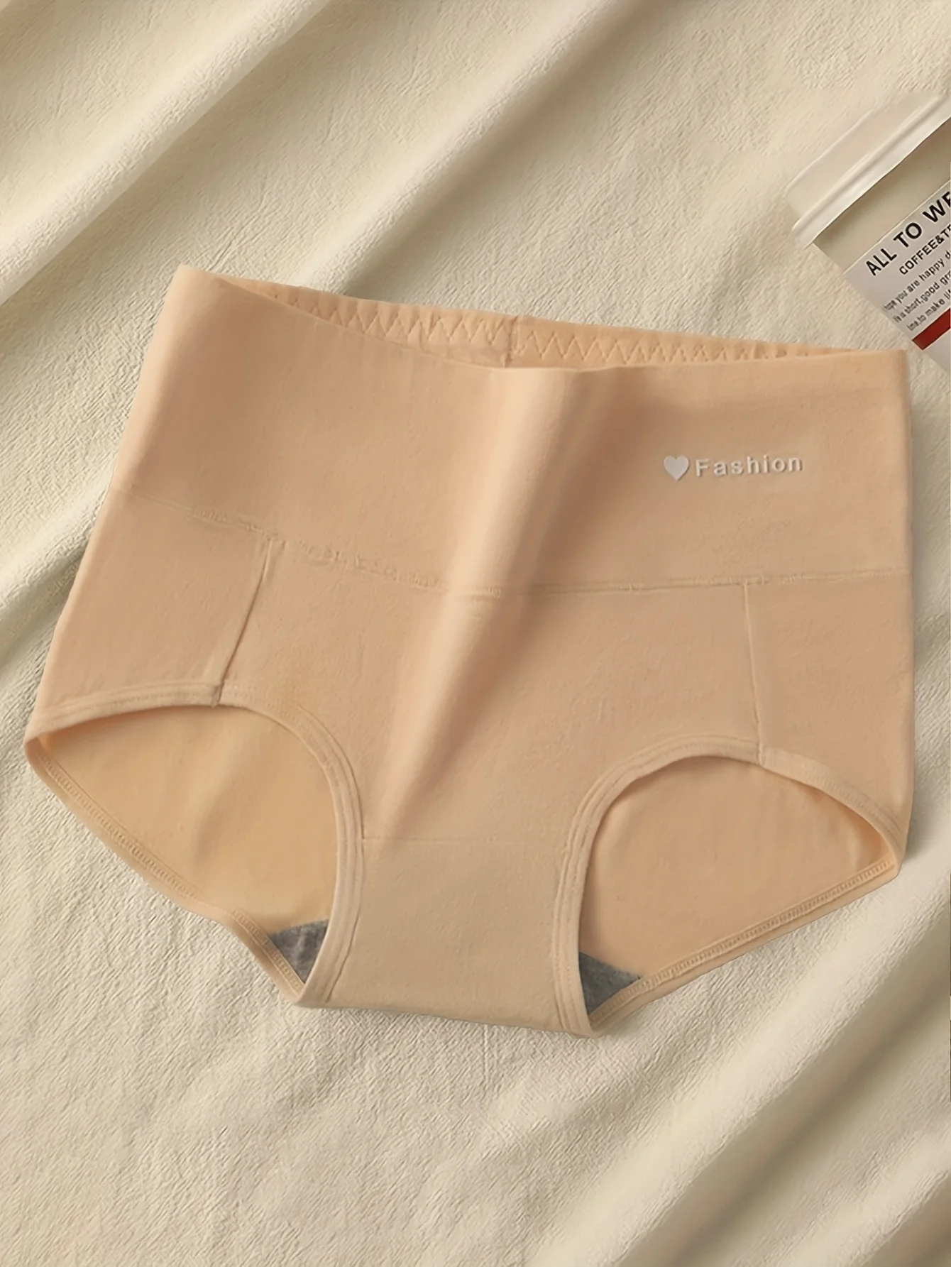 3 قطع من القطن بلون سادة منتصف الخصر للنساء، ملابس داخلية ناعمة ومريحة تسمح بمرور الهواء، ملابس داخلية نسائية عصرية
