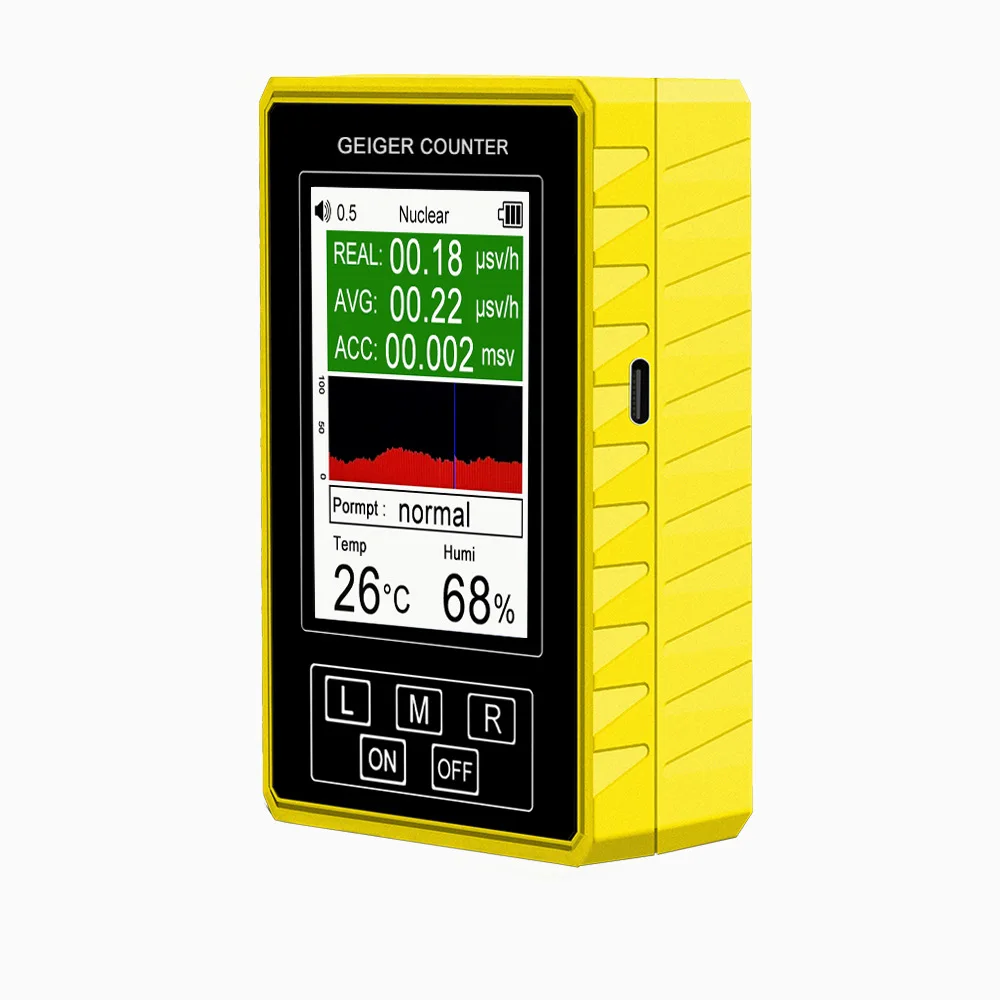 Xr3 Pro Draagbare Elektromagnetische Stralingskerndetector 4-In-1 Temperatuur Vochtigheid