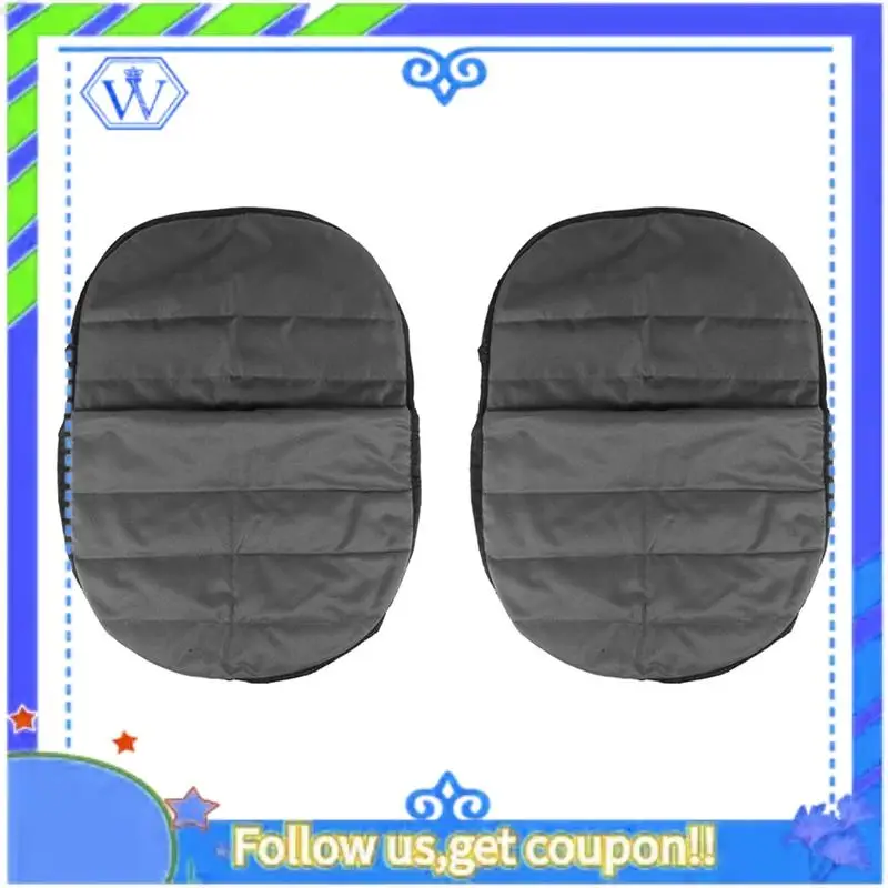 

M46K-2Set Universal Riding Lawn Mower Tractor Seat Cover Padded Comfort Pad Storage Pouch Medium