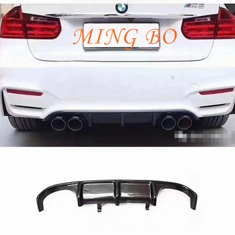 

FOR BMW 3 Series F30 F35 AN M3 Body Kit Diffuser SPOILER MP styling real carbon fiber2012-2015