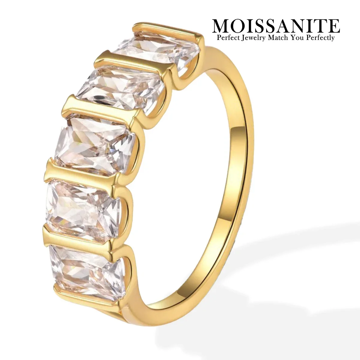 

Кольцо ctw Radiant Cut с муассанитом, 4x6 мм, цвет D, VVS1, 3EX, стерлинговое серебро 925 пробы, ряд, ювелирные изделия, поставляется с сертификатом GRA