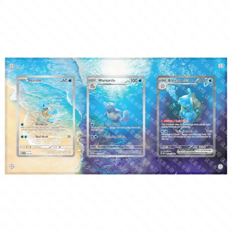 anime-classicos-jogo-colecao-expositor-pokemon-charizard-blastoise-bulbasaur-diy-acrilico-estendido-pintura-tijolo-preso