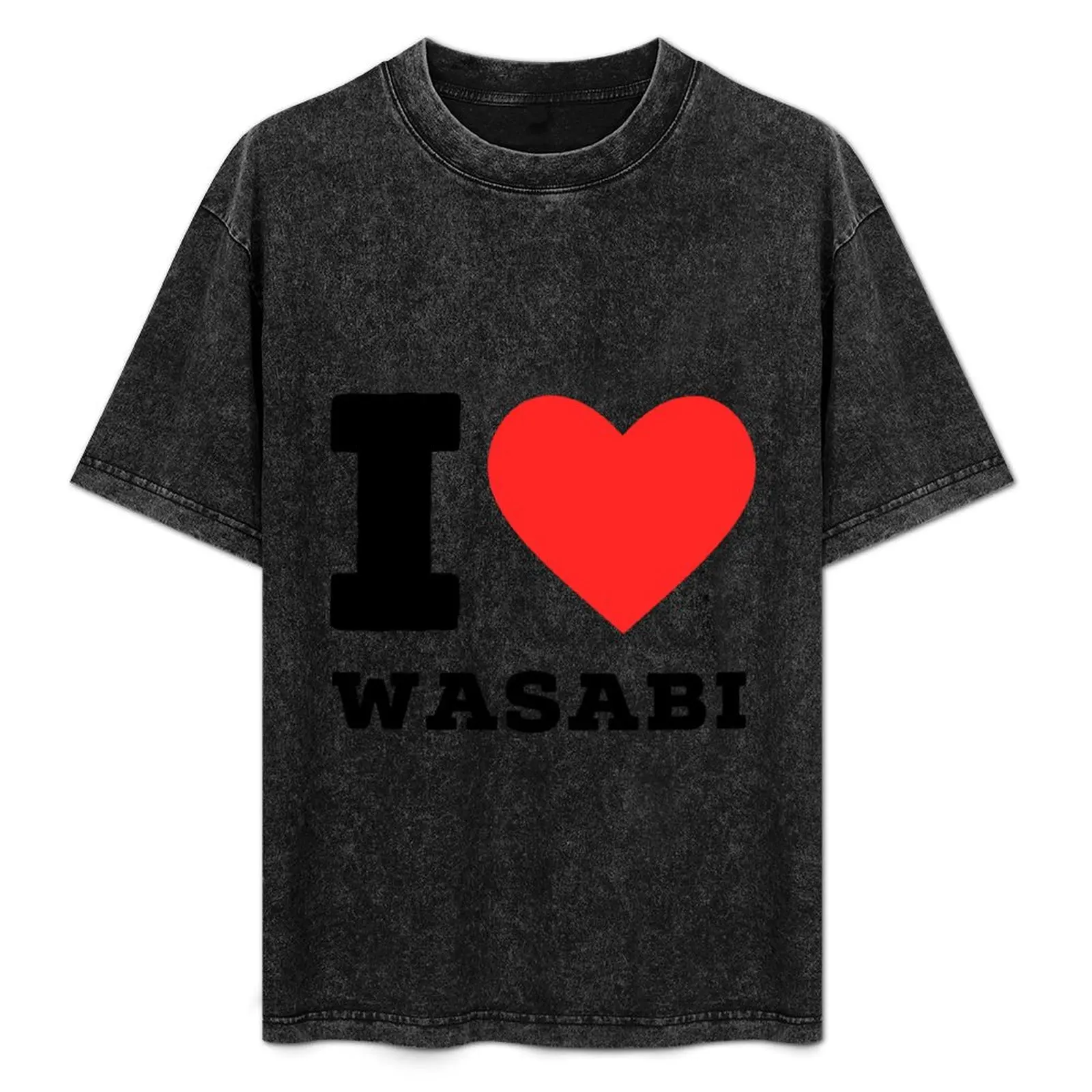 

i love wasabi T-Shirt Large Size Basic Casual T-Shirt