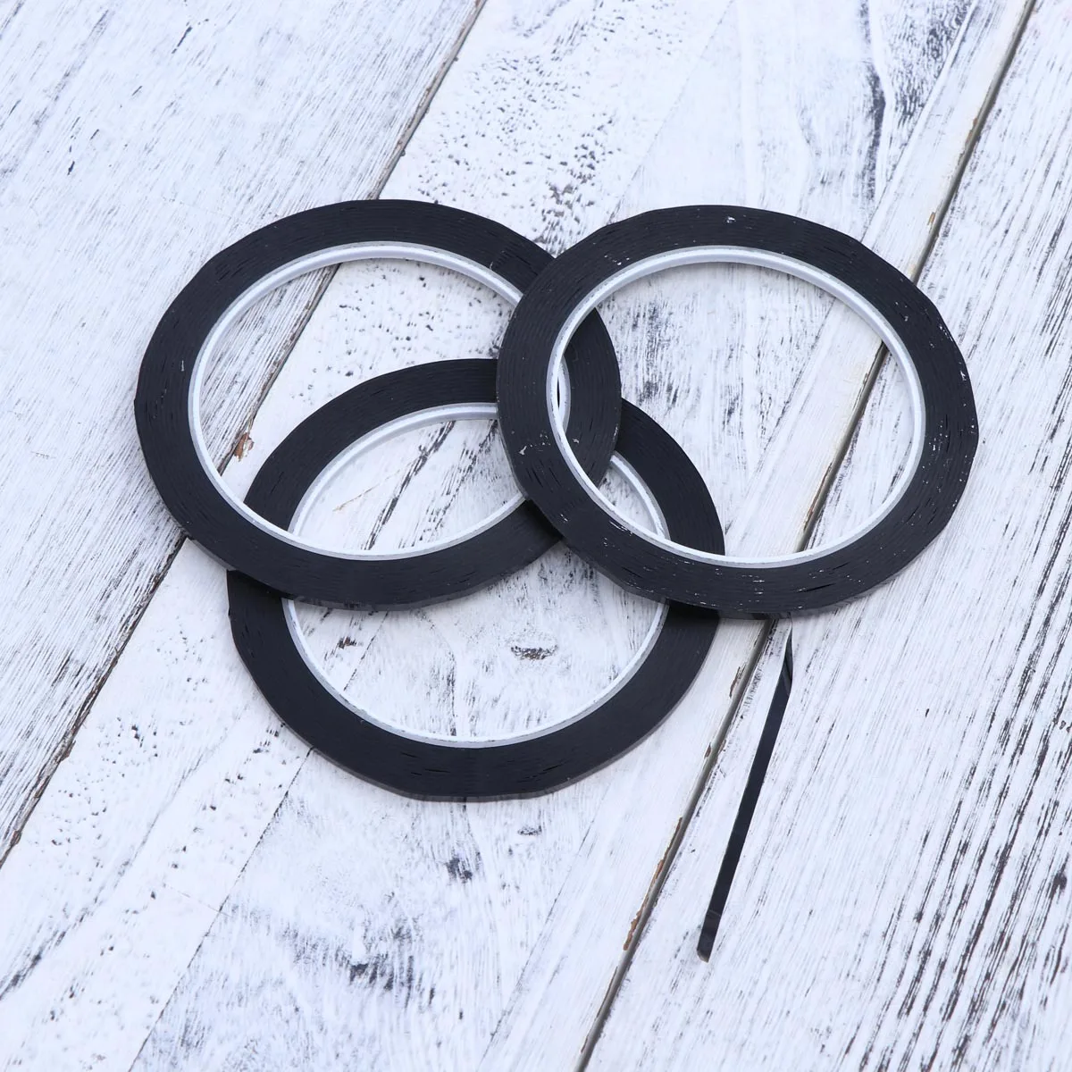 

6Pcs Black Grid Marking Tape 3Mm Width for Whiteboard Paper Wood Surface Self Adhesive Graphic Chart Tape for Lines Craft Work