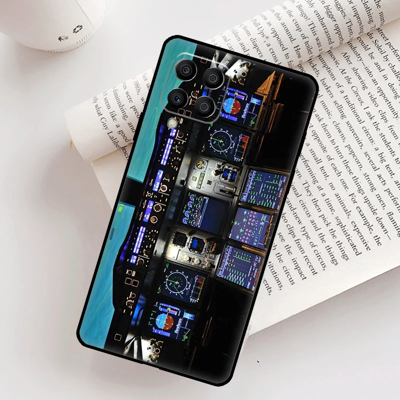 Custodia per strumenti in cabina per elicottero aeronautico per Samsung Galaxy M12 M56 M06 M32 M52 M35 M55 M15 M13 M14 M16 M36 M31 M53 M34 M54