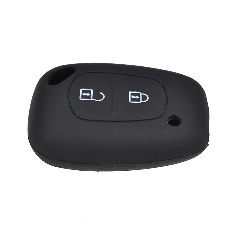 Silicone Car Key Fob Cover Case For Renault Kangoo Traffic Master For Opel Vivaro Movano 2003-2010 2 Button Remote Shell