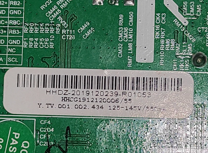 ¡Envío gratis! HK.T.RT2831P838 Android 4-core WiFi red placa base 1G + 4G 125V--145V 550ma 1920x1080