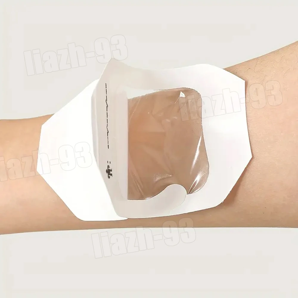 10-20 قطعة IV قنية ثابتة طبقة شفافة خلع الملابس مقاوم للماء الجرح ضمادة بقع لاصقة بعد الجراحة لا معقمة 6x7 سنتيمتر #2