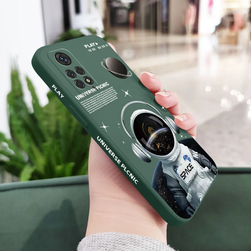 Astronaut Angel Phone Case For Xiaomi Redmi Note 14 13 12 12S 11 11S 10 10A 10T 10S 9T 9 8 7 Pro Plus 10C 9A 9C 9T 4G 5G Cover