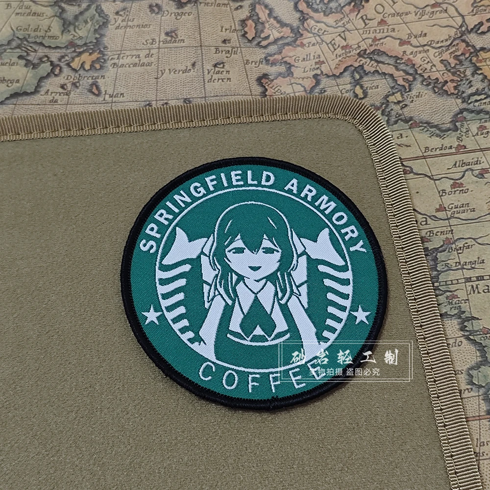 Girls Frontline M1903 Tactical Patches for Clothing Mrs. Springfield Hook&Loop Armband Commander Personalized Backpack Badge