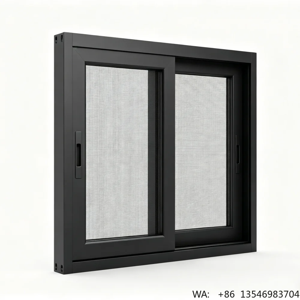 

Aluminum Sliding Window Integrated Magnetic Mesh Screen Modern Soundproof Africa Construction Household Window