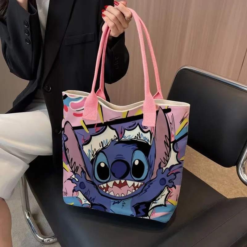 

New Style Sticker Bag - Cartoon Pattern Shoulder Bag for Women, Tote Bag, Versatile Bag, Suitable for Both Men and Women