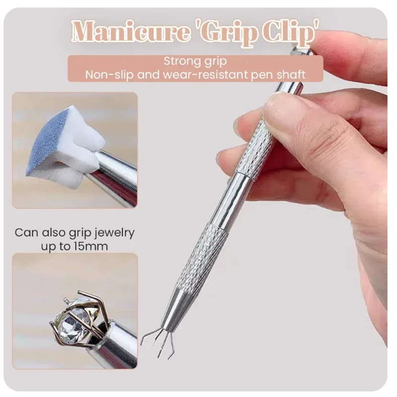 50PCS Sponge Gradient Nail Art Stamper Tools Gel Polish Color Gradient Brush Glitter Powder Dotting Pen For Manicure Accessories