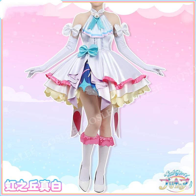 

COSLEE [S-3XL] Anime Hirogaru Sky Pretty Cure Precure Cure Prism Lovely Lolita Dress Cosplay Costume Halloween Party Outfit