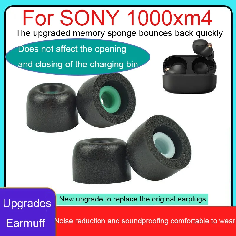 Replacement Memory Foam Ear Tips Cushion Earbuds For Sony WF-1000XM5 WF-1000XM4 WF-1000XM3 Eartips Anti Slip Earphone Earplugs