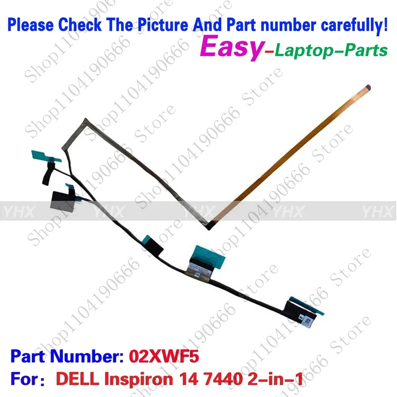 

Новый кабель bd для DELL Inspiron 14 7440 2-в-1 FHD HRI EDP 02XWF5.