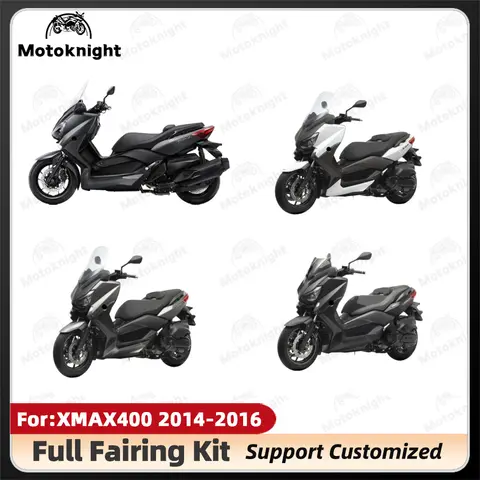 Yamaha XMAX400 2014-2016 14 15 16 전체 페어링 차체 키트 zxmt 플라스틱에 맞는 새로운 ABS 오토바이 페어링 키트