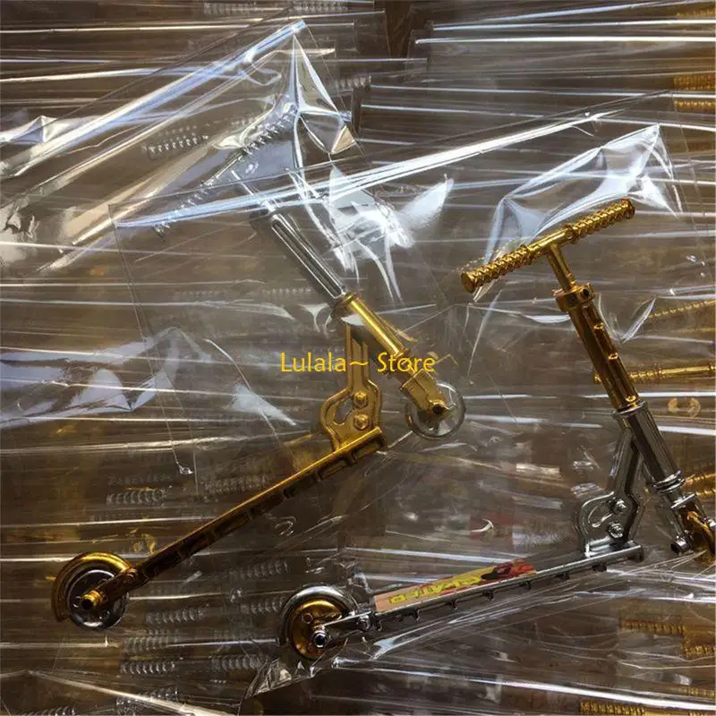 Y4QA Finger Scooter Skate Boarding Mini Finger Bike Toy Bricolaje Adultos Favor Fiesta