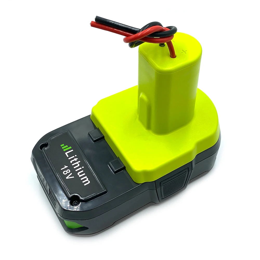 Imagem -04 - Adaptador de Bateria para Ryobi One Mais 18v 18v Nimh Nicd Li-ion Battery Faça Você Mesmo Power Wheels Adaptador Tool Conector para Ryobi com Fios 12awg