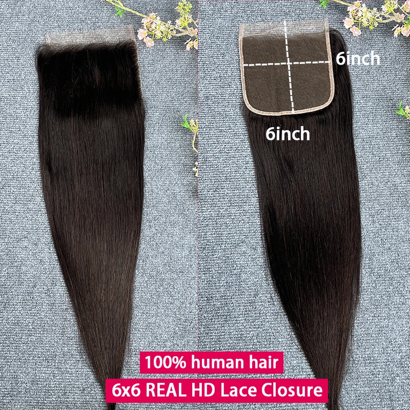 

100% настоящая HD кружевная застежка Только невидимая швейцарская HD кружево 6x6 7x7 Прямая и объемная часть Необработанные человеческие волосы Предварительно выщипанные швейцарские HD кружева