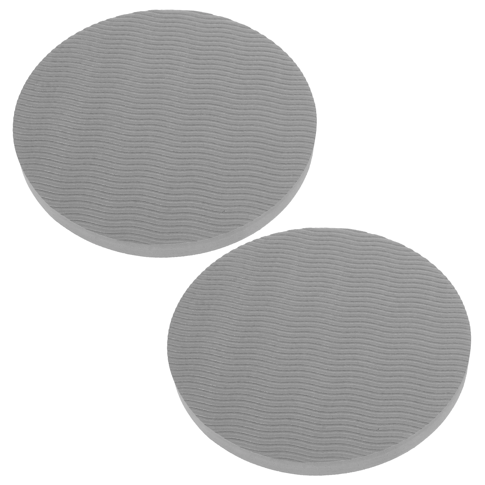 

2pcs Yoga Kneeling Mat 17cmx15mm Grey TPE Non Thickened Pad for Knee Elbow Support during Yoga Pilates Gym Workouts Fitness
