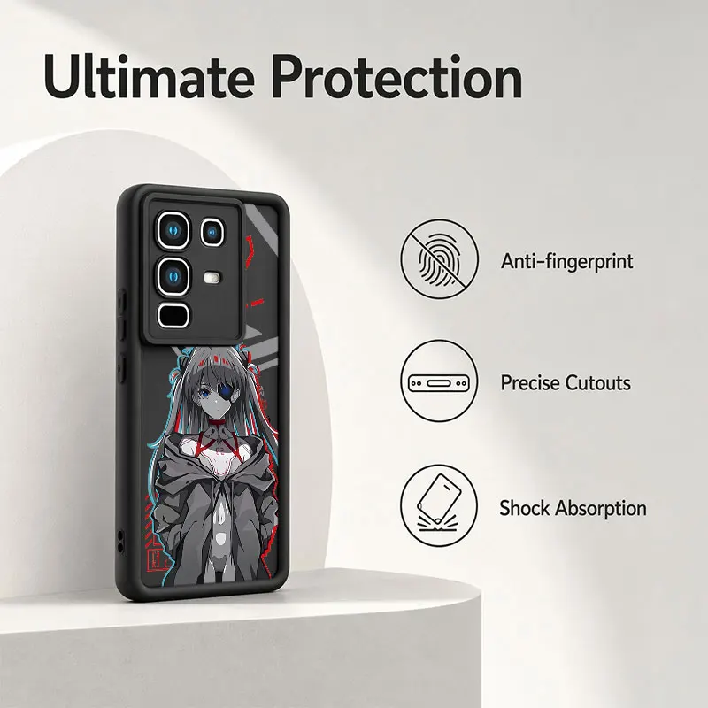 Anime EVA E-Evangelions Phone Case For Motorola Moto G86 G85 G84 G75 G64 G56 G55 G54 G53 G45 G32 G30 G24 Edge 50 60 70 Fusion