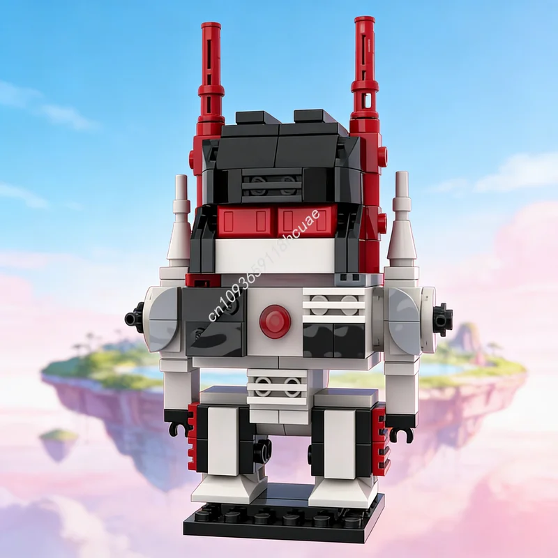 201 pièces MOC Brickheadz Metroplex Modèle de construction en blocs Jouets d'architecture DIY Idée créative Briques Cadeaux de Noël Éducation