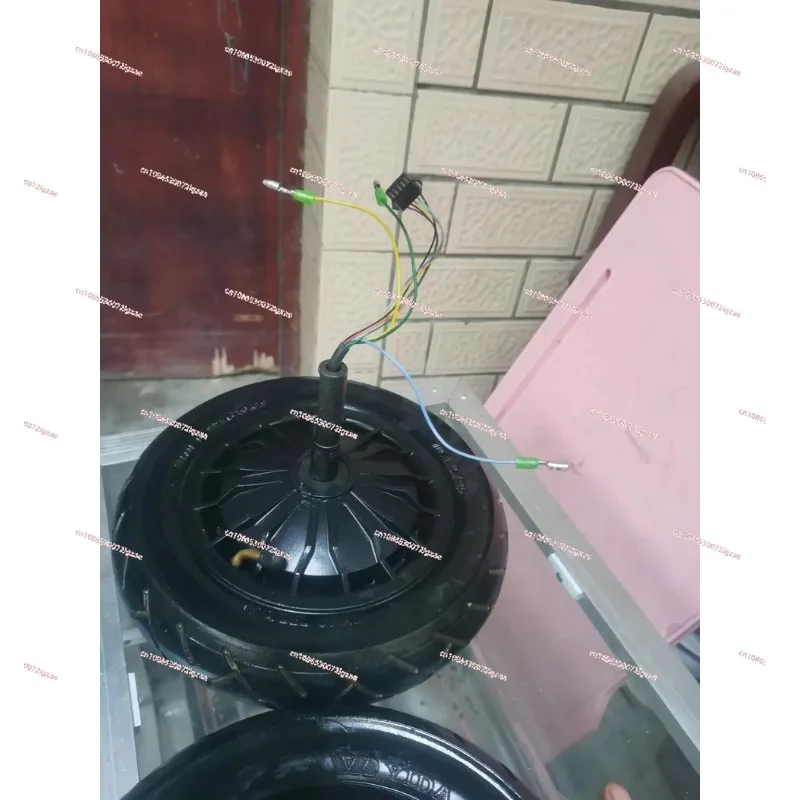 36V 10inch Aluminum Alloy Go-Kart Wheel with Inner Outer Tires DIY Kit Powerful Heat Dissipation