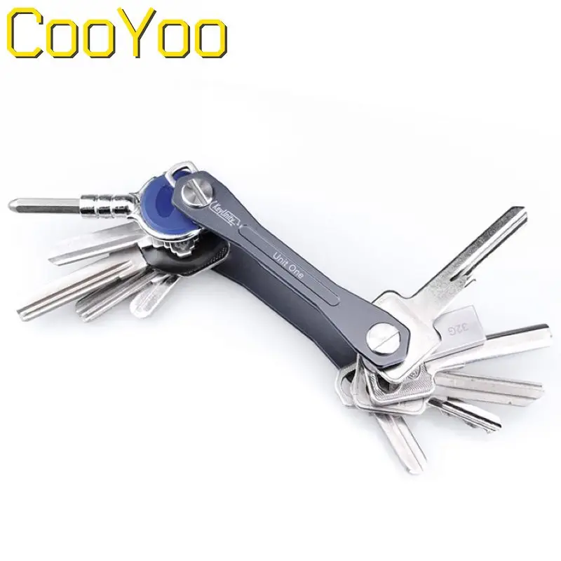 

CooYoo KeyUnity Aluminum Alloy Key Storage Tool Keychain Keyring EDC DIY Equipment