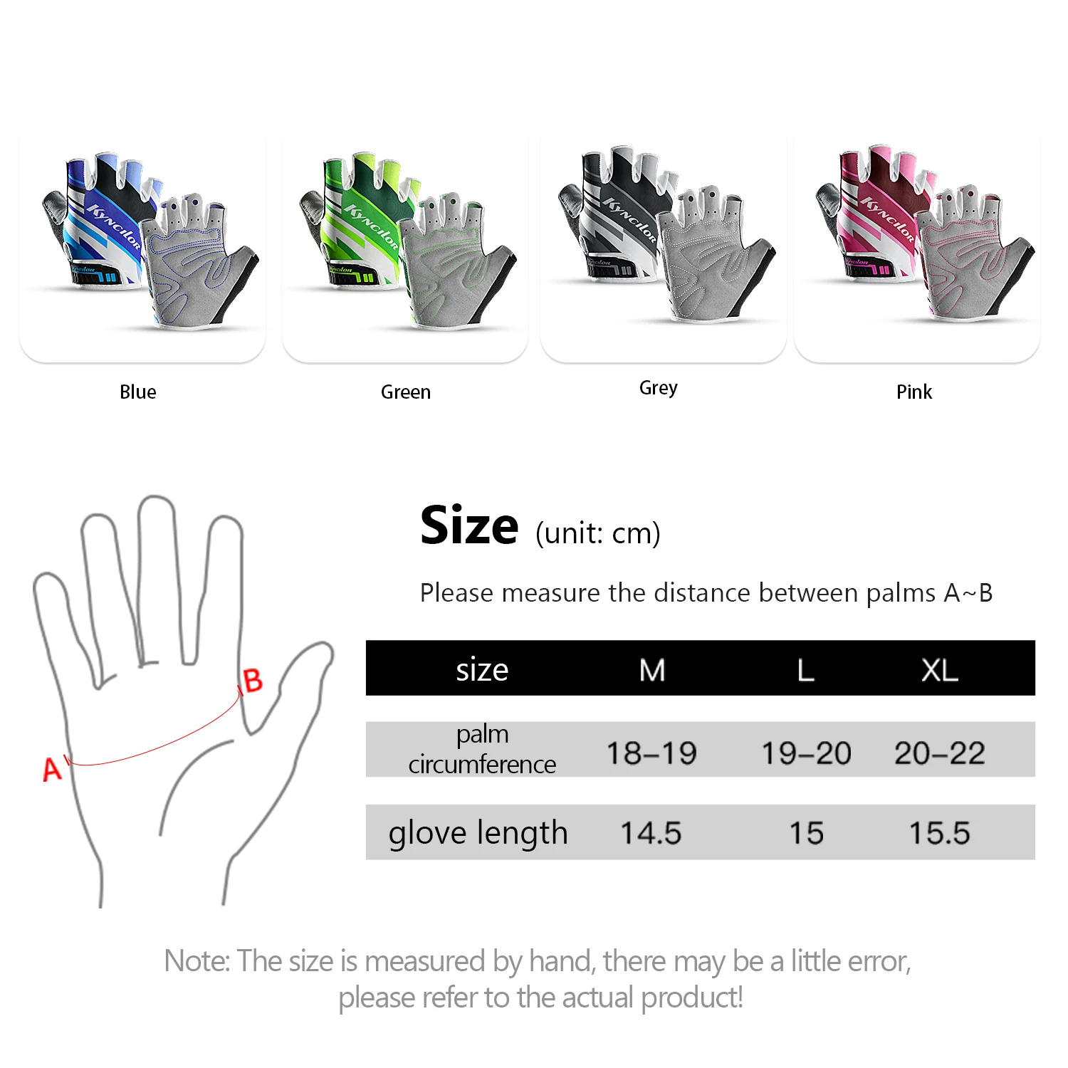 Kyncilor Breathable Lycra Fabric Cycling Gloves Road Bike Gloves Riding MTB Outdoor Bicycle Sport Gloves Half Finger Gloves