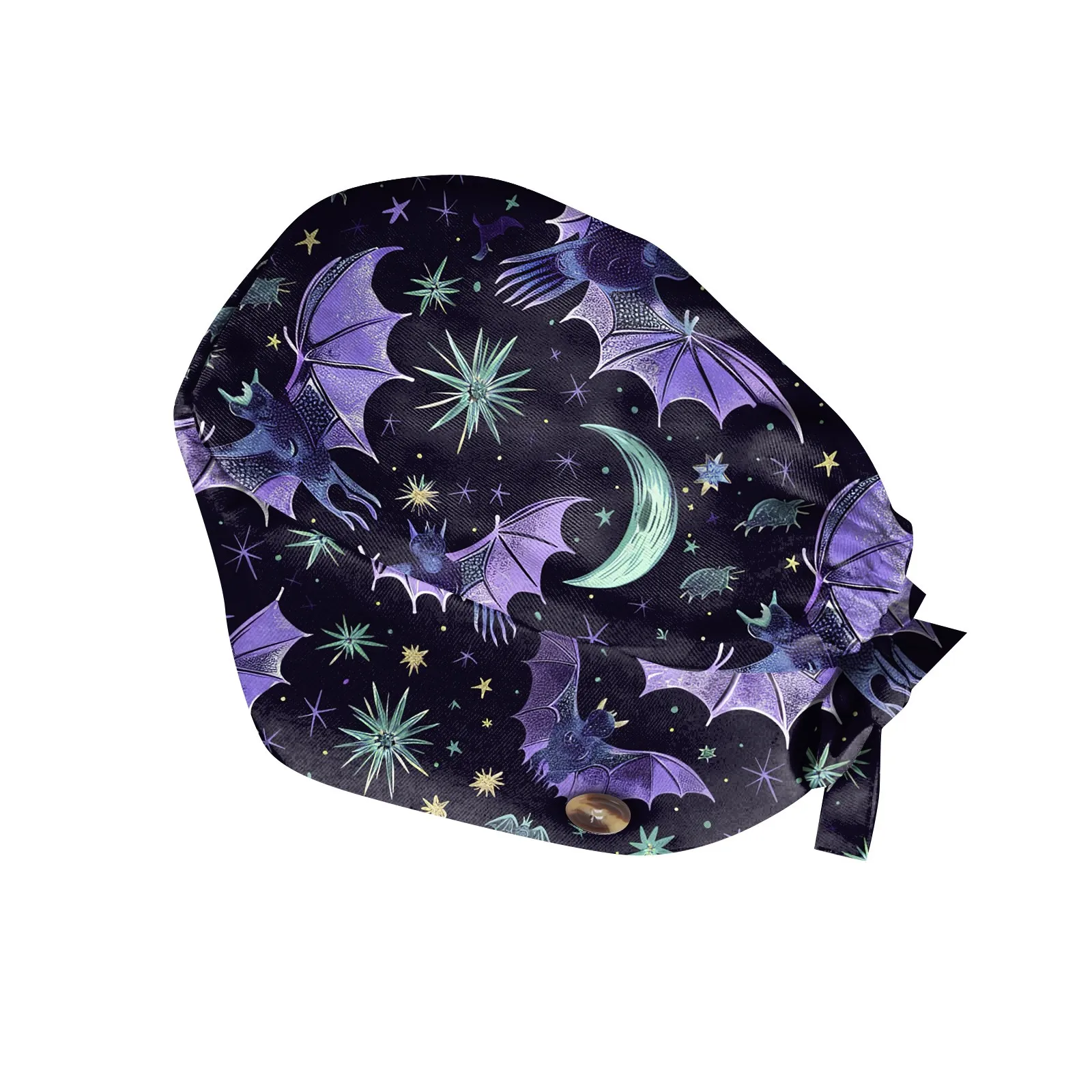 Chapeau d'infirmière d'halloween, casquette classique imprimée de vacances, accessoire de fête effrayant, couvre-chef seau élégant et décontracté, accessoire de Costume tendance