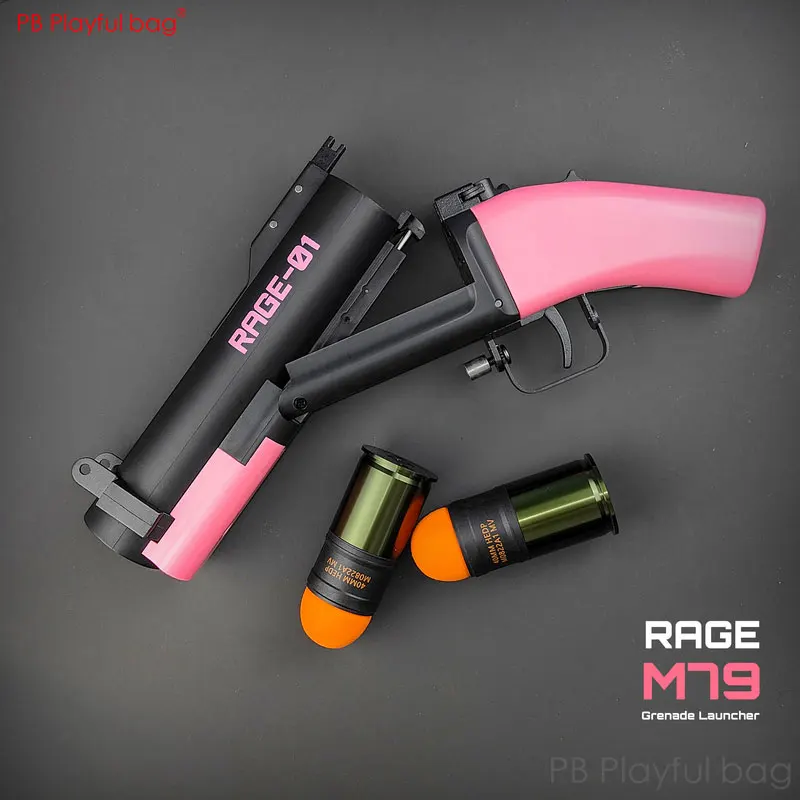 Playful bag RAGE M79 Toy Grenade launcher Spong soft bullet blaster Children Adult CS game launchers Entertainment toys QJ48