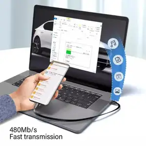 Bilashmart 31BA Short USB Type C Extension Cable 90 Degree Bend/Straight Head 480Gbps Data Sync