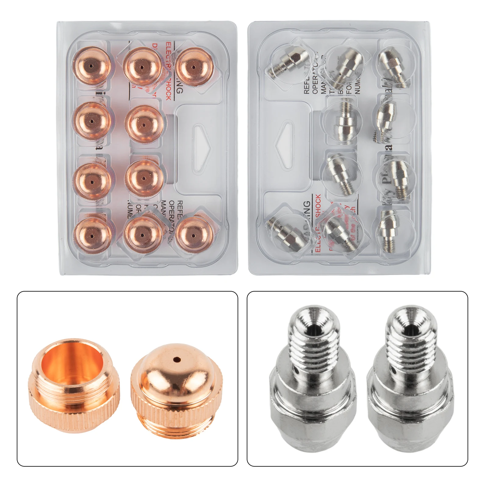 

Innovative Design of Plasma Cutter Consumables Package Twenty Items Features Electrode #7430144 & Tip #7421030