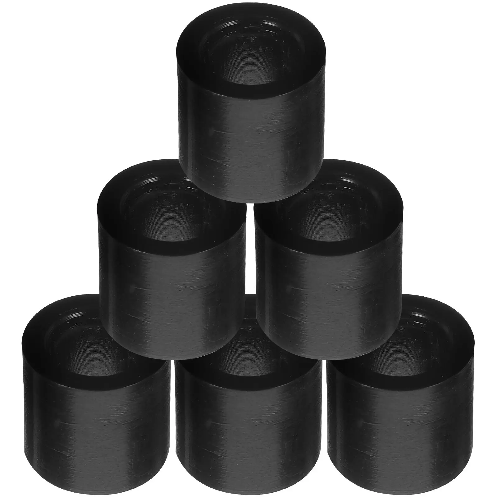 

6Pcs Snooker Pool Cue Ferrules Plastic Professional Replacement Cue Stick Parts Billiard Accessories Supplies Billiard Supplies