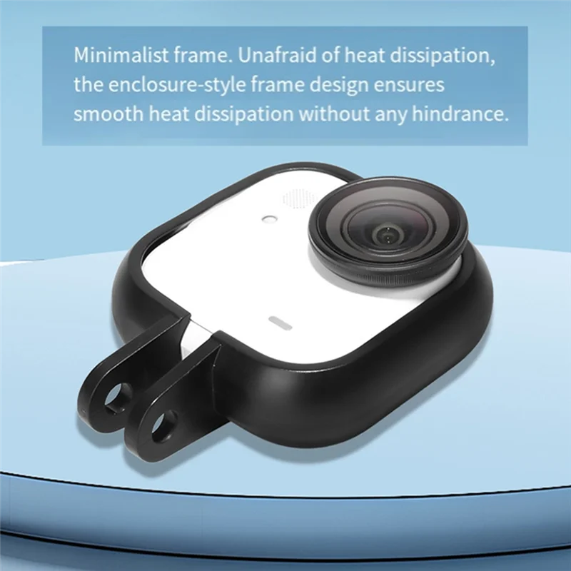 A97I-For Insta GO Ultra Sports Camera قفص واقي الإطار الخارجي قفص الإطار الواقي شل محول قاعدة قوس #6