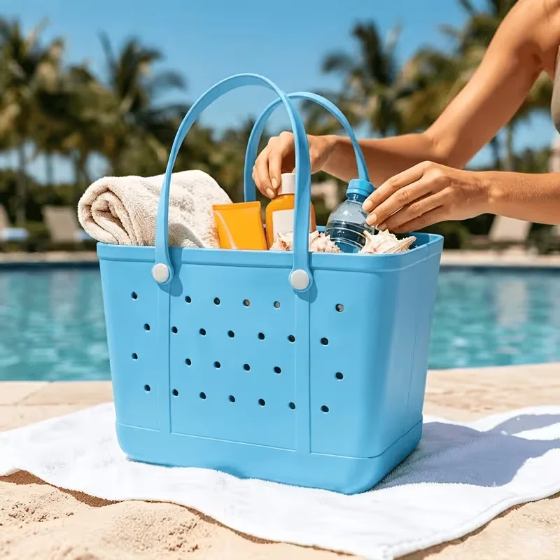 กระเป๋าถือชายหาดขนาดใหญ่สำหรับ - Tote Bag Beach บทวิจารณ์และราคา