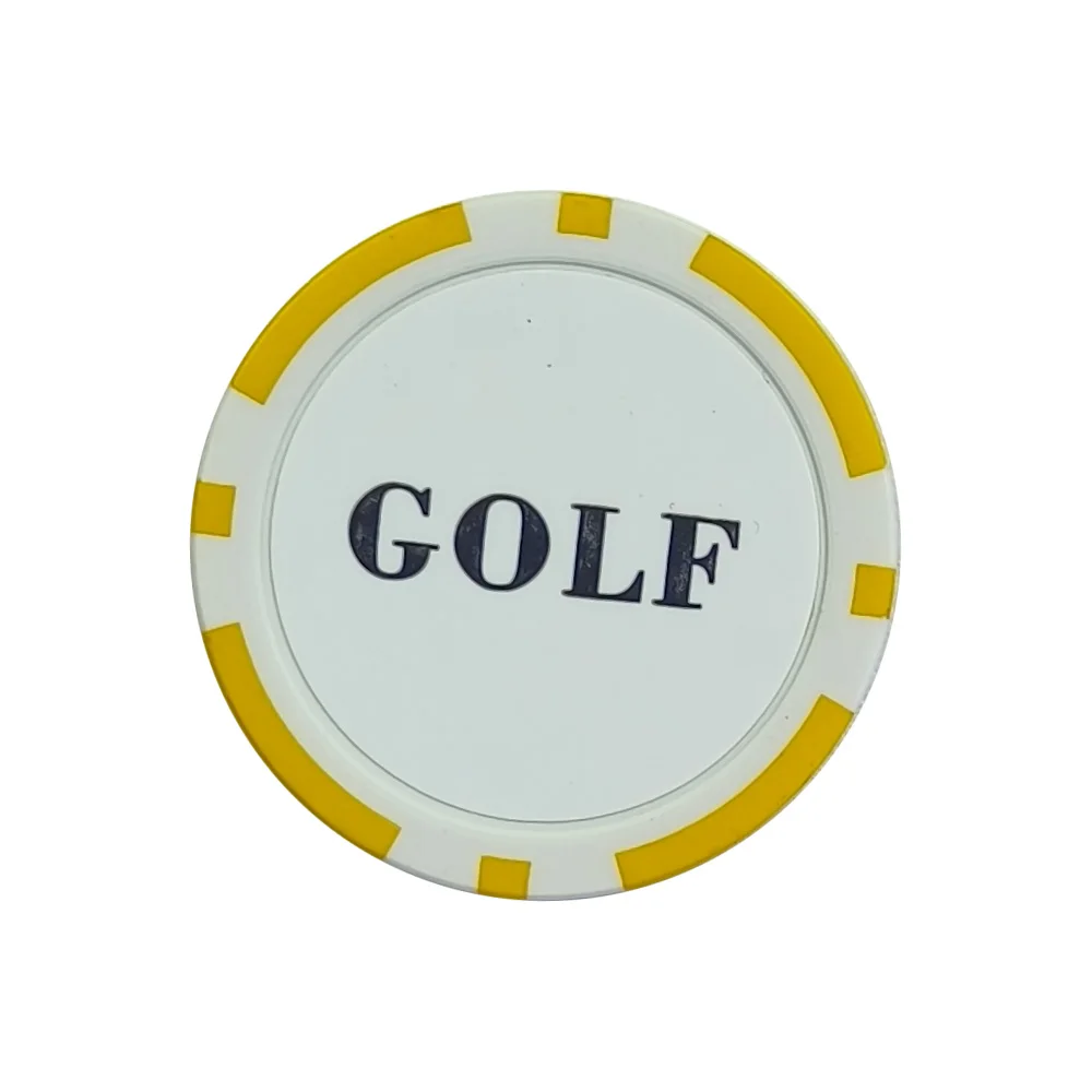 10Pcs Golf Ball Marker With Golf Hat Clip Tool 8 Colors Golf Marker Chips Outdoor Golf Accessories Game Gift ﻿