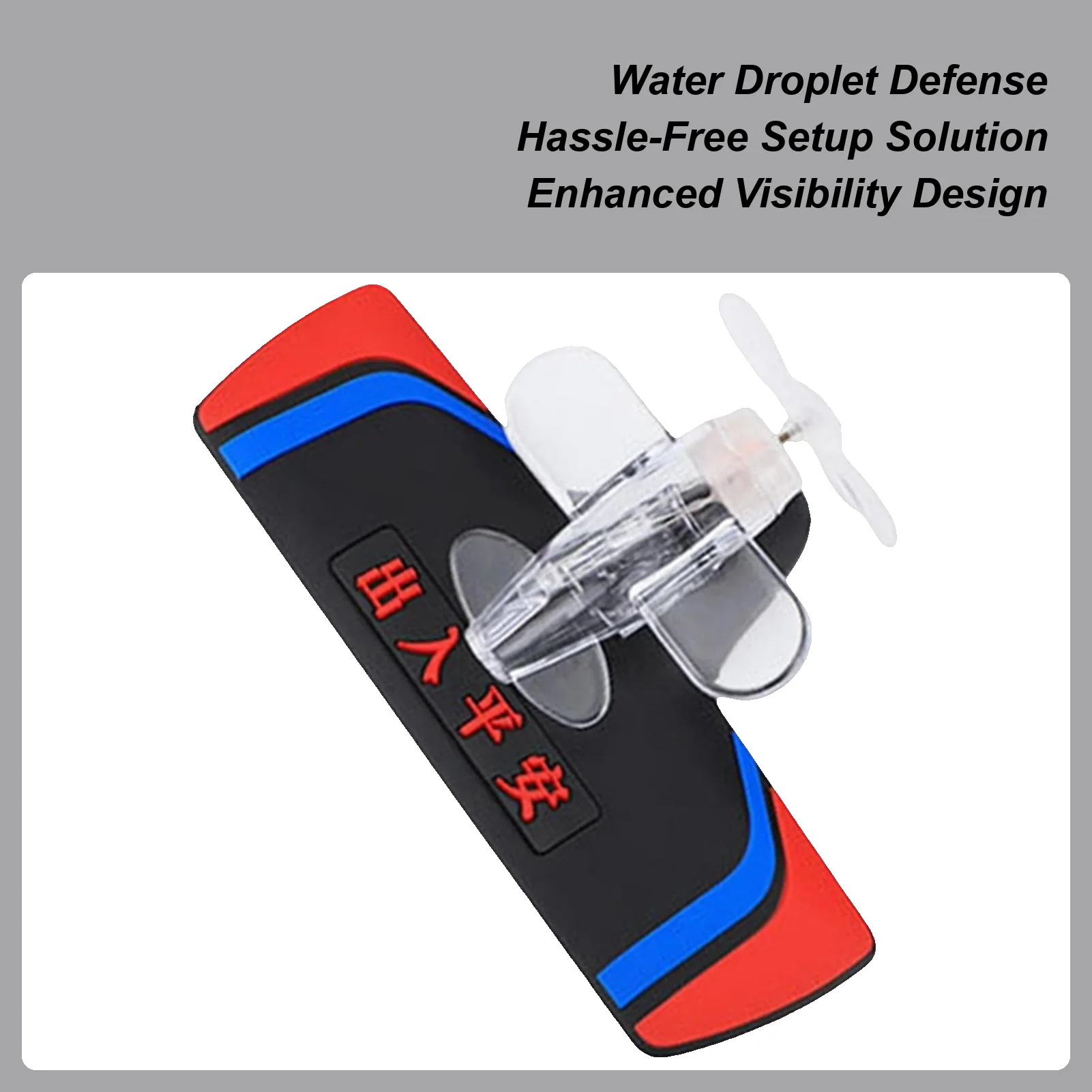 

Car Exterior Decorations Wind-Powered LED Airplane Auto Ornament Decorative Bike Ornament For Car Owners Drivers Women Men Daily