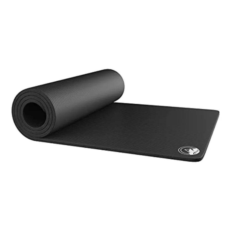 

Foam Sleeping Pad - Lightweight 0.5-Inch Mat for Camping, Cots, Tents, Backpacking, and Yoga - Non-Slip and Waterproof with Han