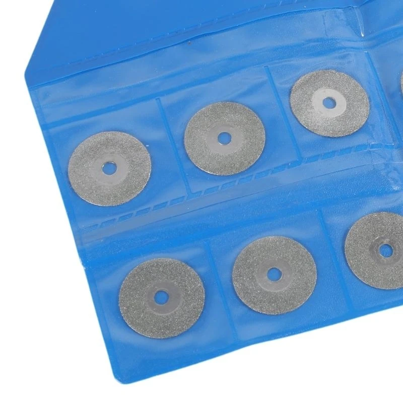 367d 10pcs New Rotary Tool Circular Blade Cutting Disc Cutoff Mandrel