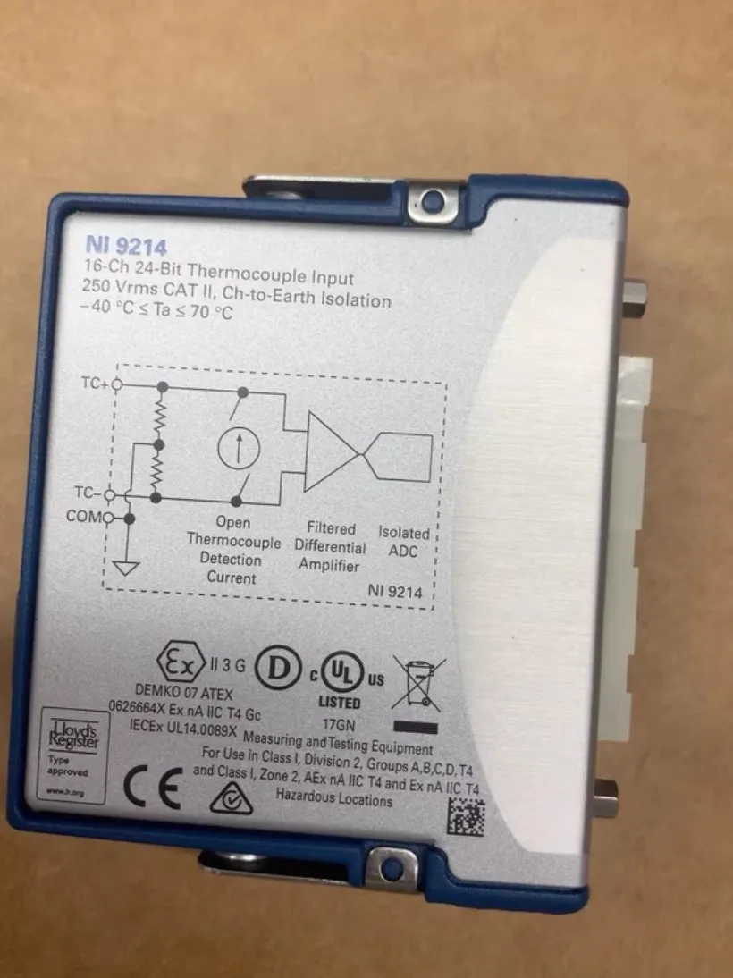 1PC NATIONAL INSTRUMENTS NI 9214  Industrial Temperature Acquisition Module with High Noise Immunity#Xing