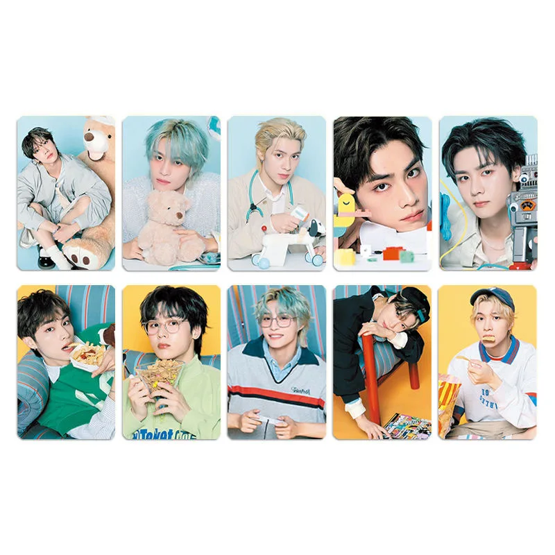 Kpop KUN Ten  WINWIN XIAOJUN Photocards 2025 SEASON’S GREETINGS CaDouble LOMO Card Hendery Yangyang Fans Cards Collections