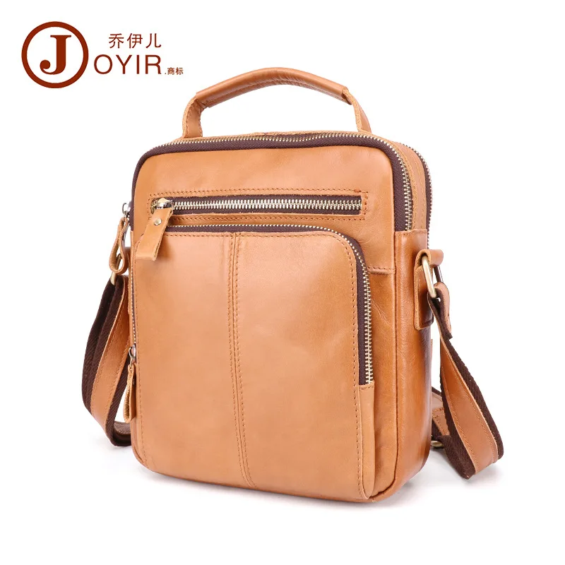 

Customized Vintage Leather Men's Bag Cross-Border New Arrival Men's Shoulder Bag Multi-Functional Oil Wax Leather Business Handb