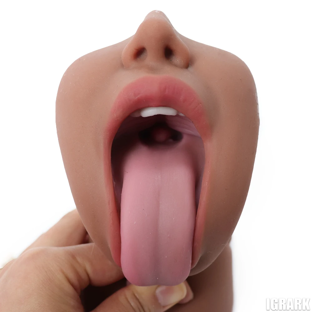 لعبة الجنس الرجال الاستمناء واقعية ثلاثية الأبعاد نوع الفم مع الأسنان المهبل الشرج 2 ثقوب الاصطناعي كس دمية مثير الكبار رجل الاستمناء