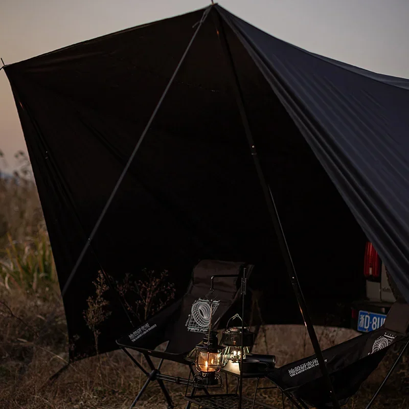 Imagem -03 - Toldo do Carro Impermeável Ajustável Portable Auto Canopy Camper Sun Shade com Tarp Polos Sun Shelter