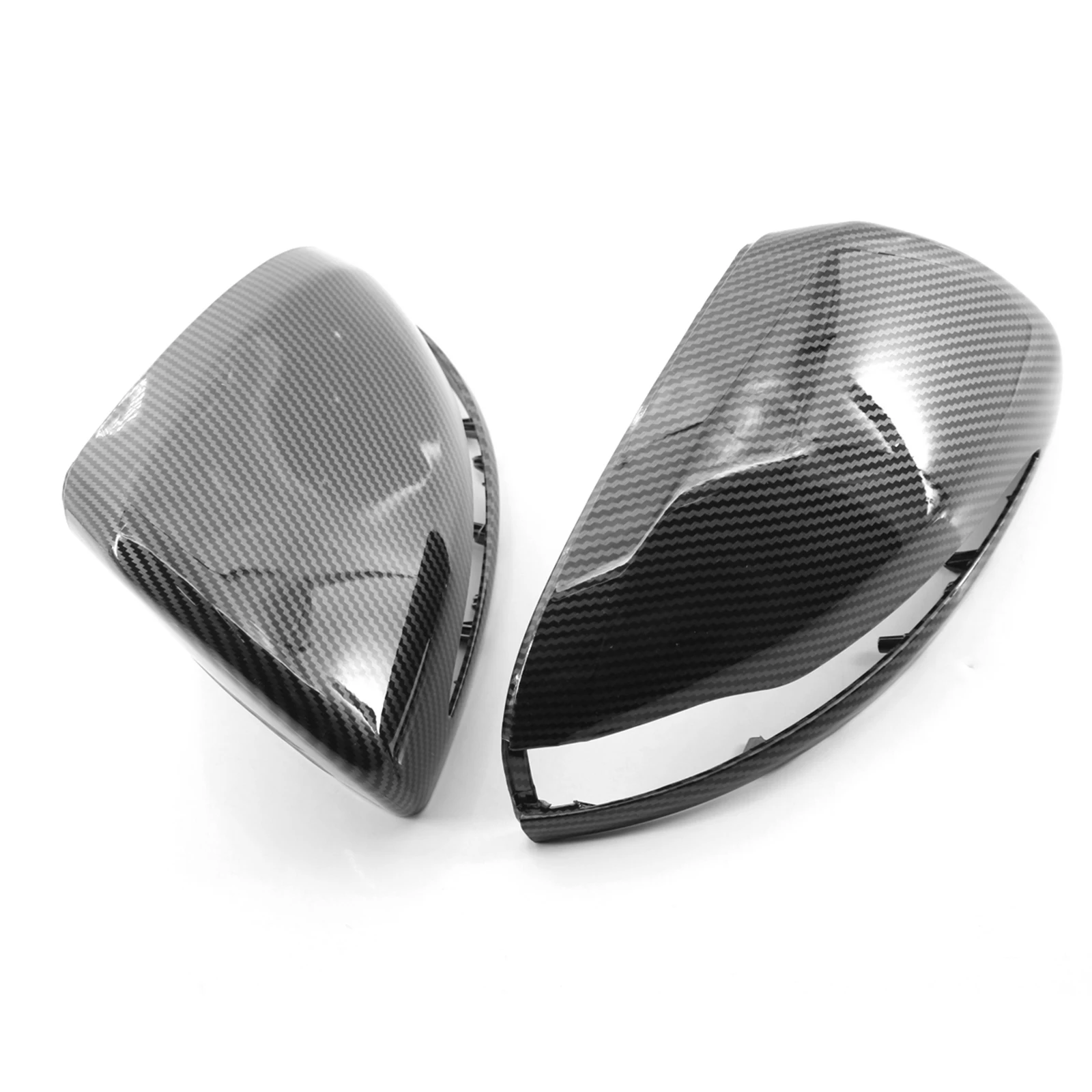 2pcs Side Mirror Cover Rearview Mirror Housing Replacement for Mercedes Benz W205 C205 V205 S205 2014-2020 A09981082007992