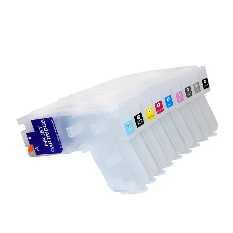 Cartucho de tinta de repuesto vacío T8501-T8509 de 280ML, 9 colores, con Chip de reinicio automático permanente para impresora Epson SureColor P800 ARC Ic Chip